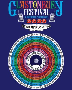 glastonbury festival street poster