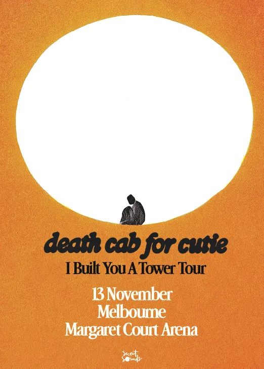 Death Cab For Cutie Australian Tour 2026 street poster