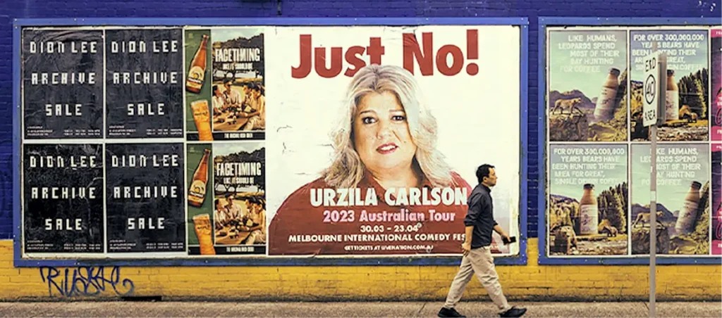 Half Billboard In-Situ Urzila Carlson
