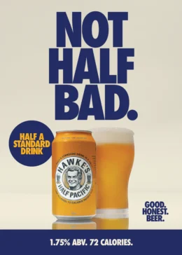 Hawkes Brewing Not Half Bad Poster