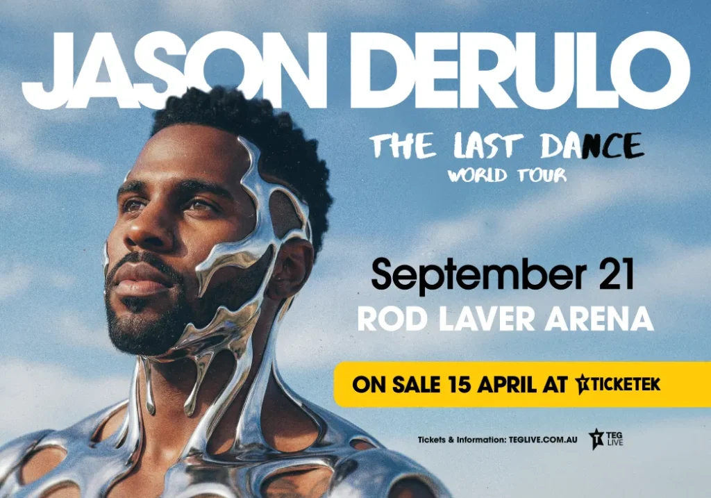 Jason Derulo The Last DAnce Tour Rod Laver Arena poster